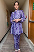 Purple Fusion Kurta Set